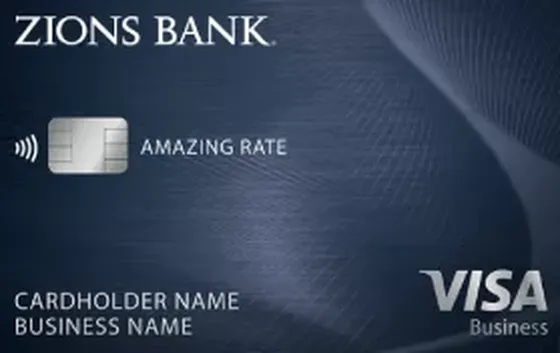 AmaZing Rate for Business from Zions Bank credit card