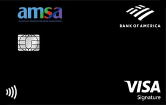 AMSA Customized Cash Rewards from Bank of America credit card
