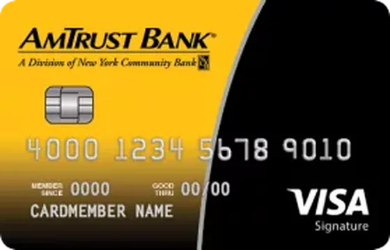AmTrust 2% Cash Back Visa Signature from First National Bank of Omaha credit card