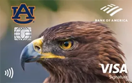 Auburn University Customized Cash Rewards from Bank of America credit card