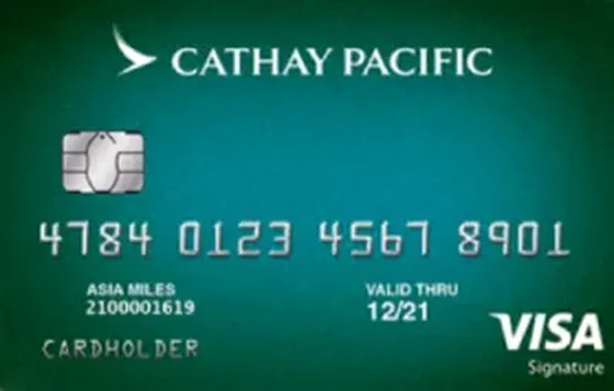 Cathay Pacific Visa Signature from Synchrony Bank credit card