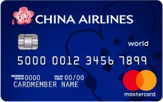 China Airlines World Elite Mastercard Blue from First National Bank of Omaha credit card