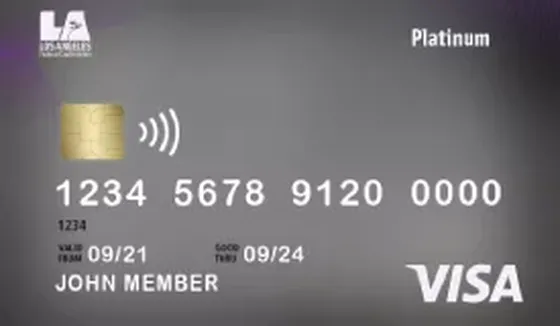Platinum Visa from Los Angeles Federal Credit Union credit card