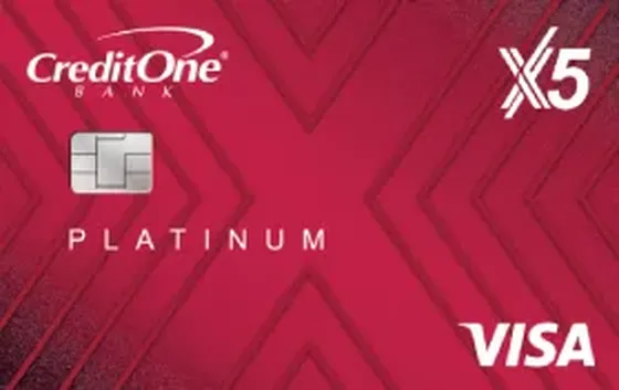 Platinum X5 Visa from Credit One Bank credit card