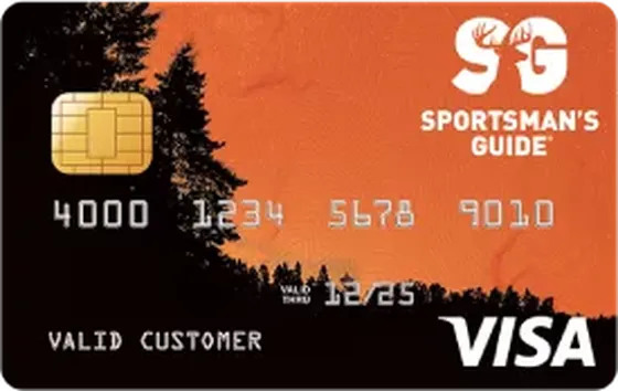 Sportsman's Guide Credit Card Rewards Visa credit card