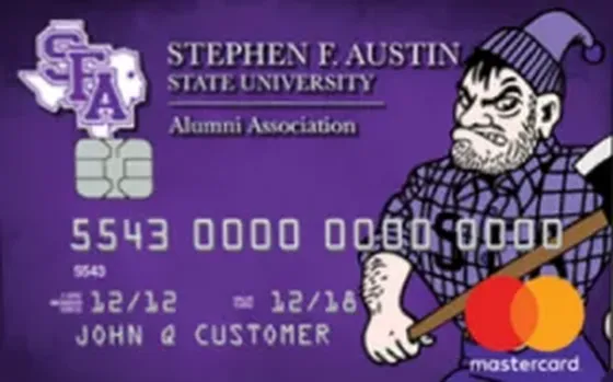 Stephen F. Austin State University Alumni Association Mastercard from Commerce Bank credit card