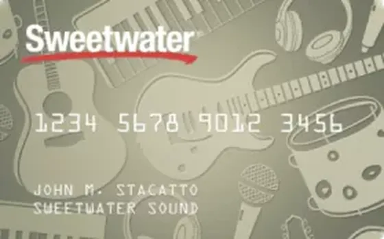 Sweetwater from Synchrony Bank credit card