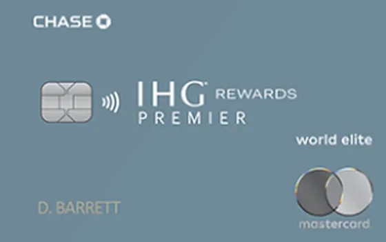The IHG Rewards Club Premier from Chase credit card