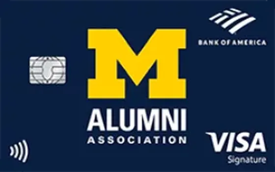 University of Michigan from Bank of America credit card