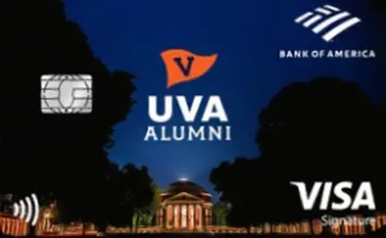 University of Virginia from Bank of America credit card