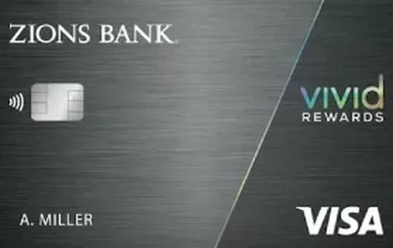 Vivid Rewards Visa from Zions Bank credit card